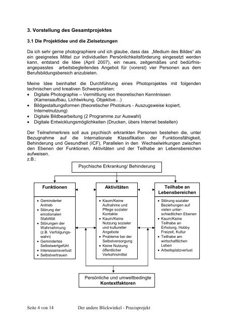 Projektarbeit SPZ Thorsten Müller für Aktionbildung