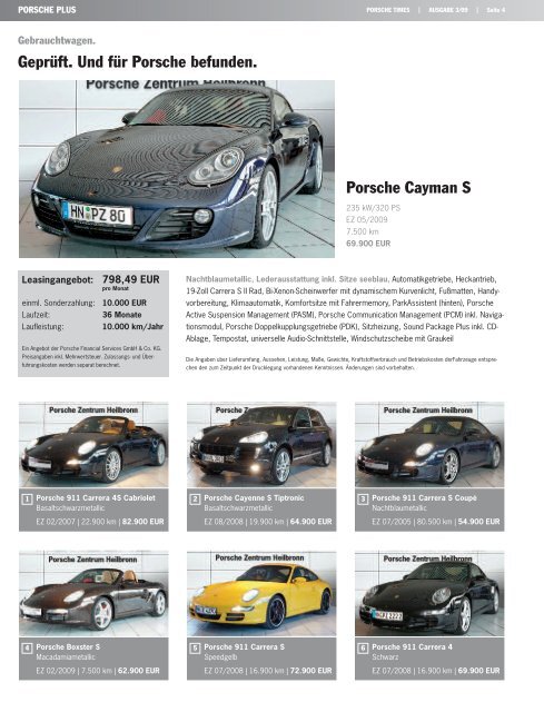 PorscheTimes Vorlagedokument - Porsche Zentrum Heilbronn