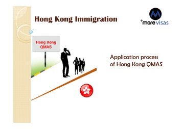 Application process of Hong Kong QMAS