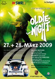 Programmheft 2009 im PDF-Format - Porsche Music Night