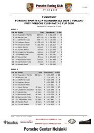Tulokset (PDF) - Porsche Racing Club Finland
