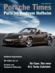 Ausgabe Juli/August 2007 - Porsche