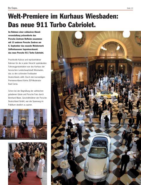 Ausgabe November/Dezember 2007 - Porsche