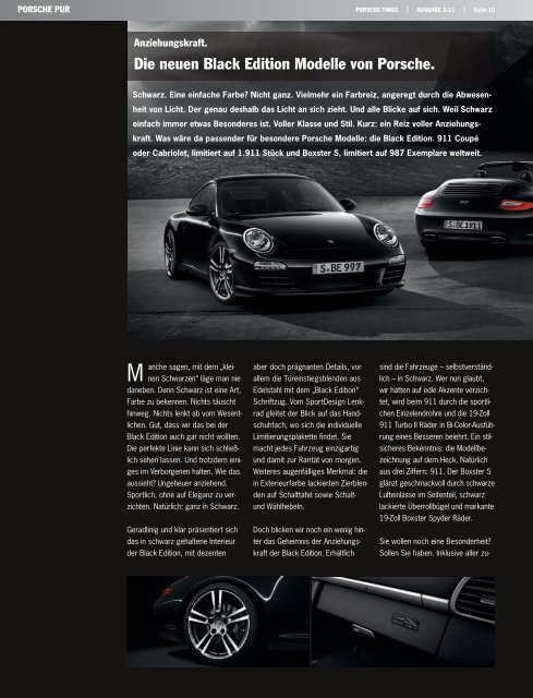 Ausgabe 1/2011 - Porsche