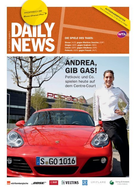 ANDREA, GIB GAS! - Porsche Tennis Grand Prix