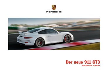 Der neue 911 GT3, Modellkatalog (PDF) - Porsche