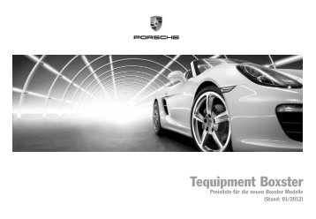 Tequipment-Preisliste (PDF) - Porsche