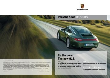 To the core. The new 911. - Porsche