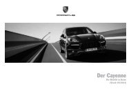 Der Cayenne, Preisliste (PDF) - Porsche