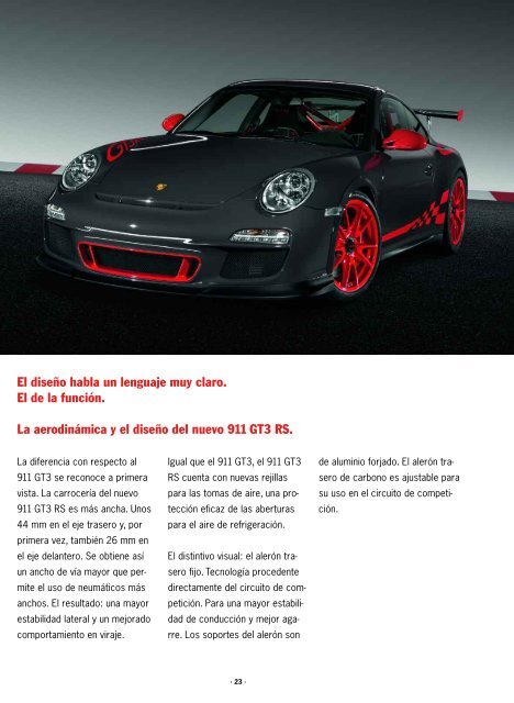 El nuevo 911 GT3 RS y el 911 GT3 - Porsche