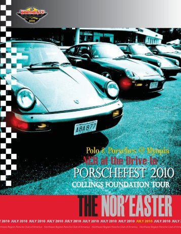 July - Porsche Club of America â Northeast Region