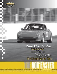 September 2006 - Porsche Club of America â Northeast Region