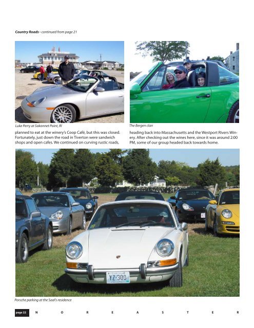 November 2007 - Porsche Club of America â Northeast Region