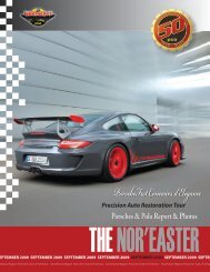 September 2009 - Porsche Club of America â Northeast Region