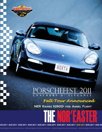 August 2011 - Porsche Club of America â Northeast Region