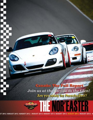 August 2012 - Porsche Club of America â Northeast Region