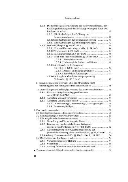 INHALTSVERZEICHNIS Inhalt