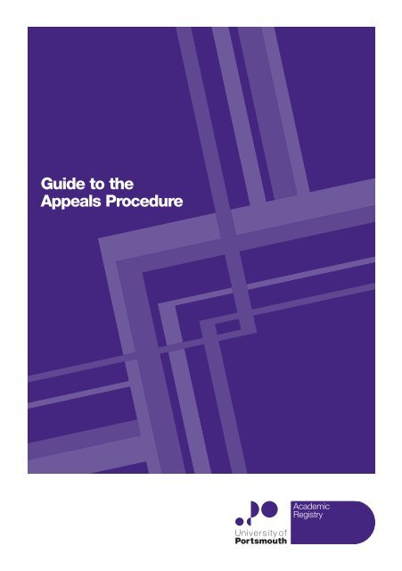 Guide to the Appeals Procedure - University of Portsmouth