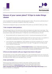 Unsure of your career plans? 10 tips to make things clearer
