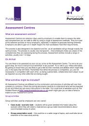 Assessment Centres ent Centres