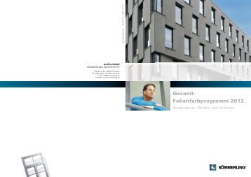 PROFINE – Gesamt-Folienfarbprogramm 2012 - Porta Fenster