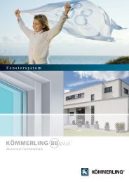 KÖMMERLING 88plus – Aluminium-Vorsatzschale - Porta Fenster