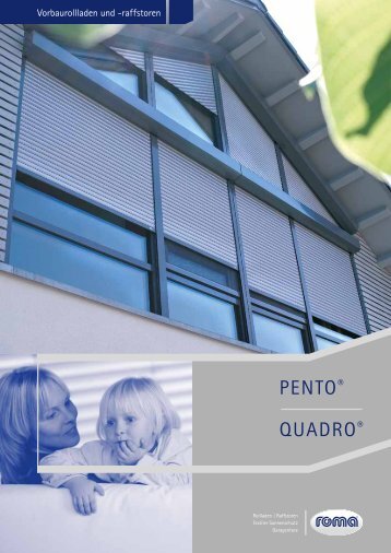 roma - Vorbaurollladen und -raffstoren - Porta Fenster