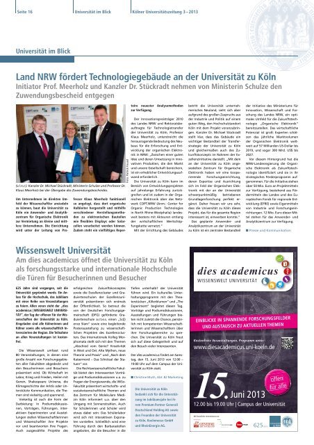 KUZ 3/13 (PDF) - Universität zu Köln