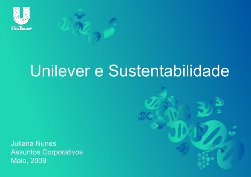 Unilever e Sustentabilidade - Apas