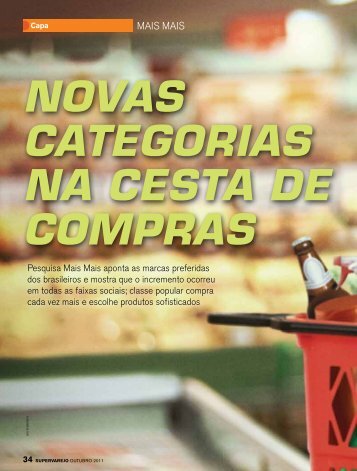 NOVAS CATEgORIAS NA CESTA DE COMPRAS - Apas