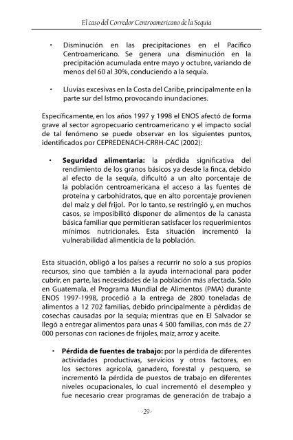 El caso del Corredor Centroamericano de la SequÃ­a - Portal Cuencas
