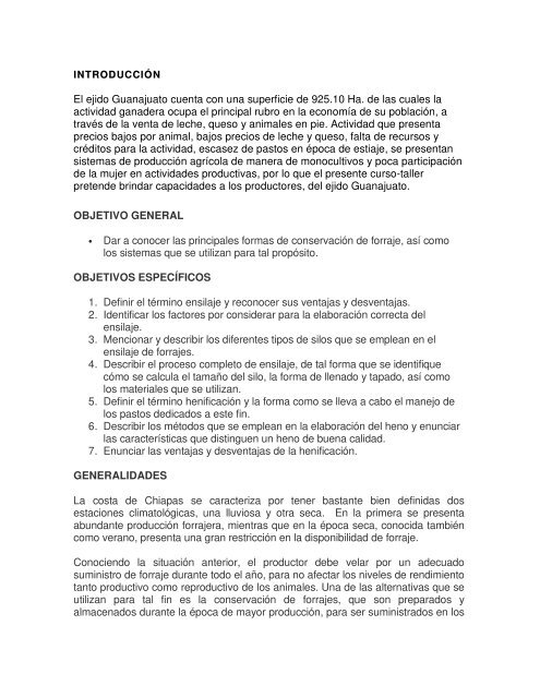 PROGRAMA CUENCAS COSTERAS DE CHIAPAS - Portal Cuencas