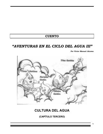 âAVENTURAS EN EL CICLO DEL AGUAâ - Portal Cuencas