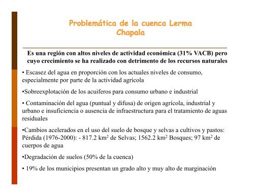 Lecciones aprendidas del manejo de cuencas a ... - Portal Cuencas