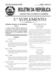5.Âº Suplemento BR 35 - Portal do Governo de Moçambique