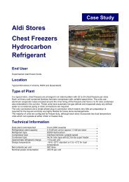 Aldi Stores Chest Freezers Hydrocarbon Refrigerant End User - Airah