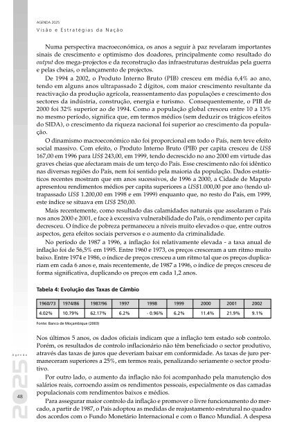 Agenda 2025 - Ministério da Planificação e Desenvolvimento