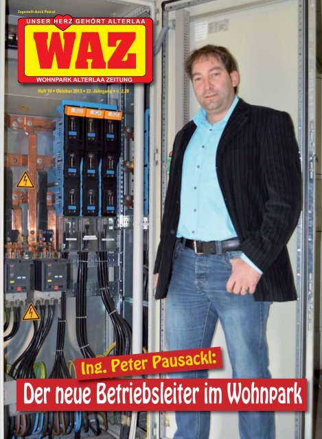 Ing. Peter Pausackl Der neue Betriebsleiter im Wohnpark - porter.at