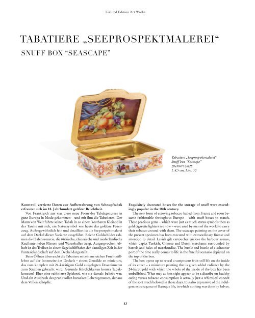 MEISSEN LIMITIERTE KUNSTWERKE 2014