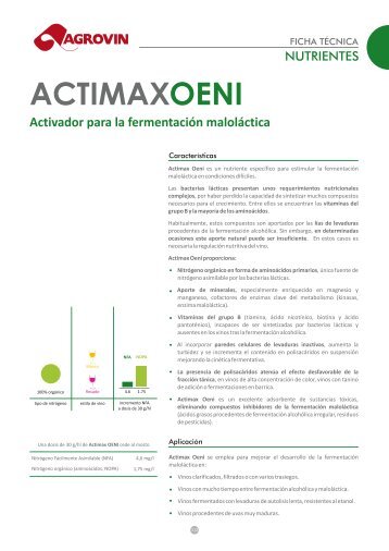 OENI ACTIMAX - Agrovin