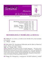 Portico Semanal 672 - Historia de la Ciencia 52 - Pórtico librerías