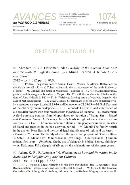 O profetismo no antigo oriente médio e no antigo israel