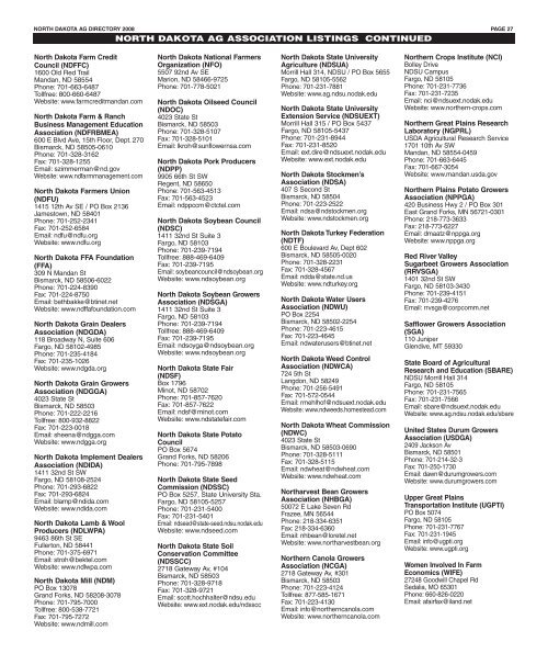 ND Ag Directory Inside Pages.crtr - Ag Ads: Classified Ads for Farm ...