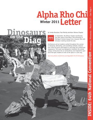 Dinosaurs Letter Alpha Rho Chi Diag