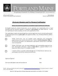 Home Occupation Permit - City of Portland