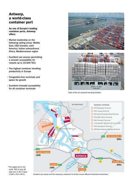 Read more in the allround plastics brochure. - Port of Antwerp