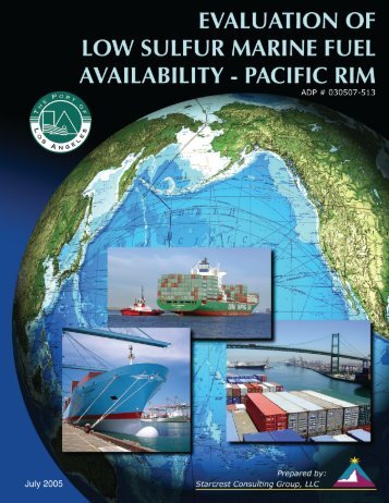 Low Sulfur Marine Fuel Availability Pacific Rim - The Port of Los ...