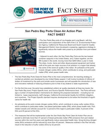 Fact Sheet update.indd - Port of Los Angeles