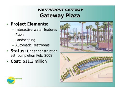 SAN PEDRO WATERFRONT PROGRAM - Port of Los Angeles