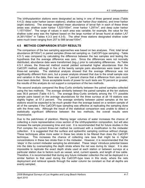 appendix b final 2008 biological surveys of los angeles and long ...